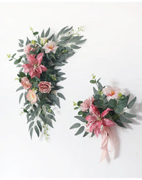Fleurs pour Panneau de Bienvenue Mariage, Duo de Compositions, vue complémentaire 5