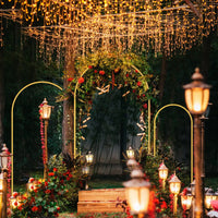 Lot de 3 Arches de Mariage en Métal, Doré, Blanc ou Noir, vue complémentaire 5