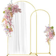 Arche de Mariage Dorée à Emboîtement, 5 Tailles de 120 à 220 cm