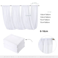 Voilage Plafond Mariage en Chiffon, vue complémentaire 4