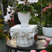 Colonne Romaine Décorative, Piédestal pour Fleurs de Mariage, 18 ou 26 cm