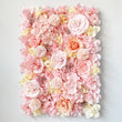 Mur de Fleurs Artificielles, Panneau de Roses 3D 60 × 40 cm, 21 Coloris