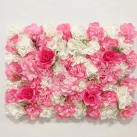 Mur de Fleurs Artificielles, Panneau Haute Densité 60 × 40 cm, 22 Coloris