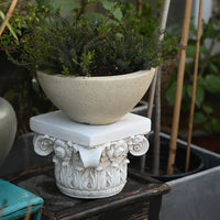 Colonne Romaine Décorative, Piédestal pour Fleurs de Mariage, 18 ou 26 cm