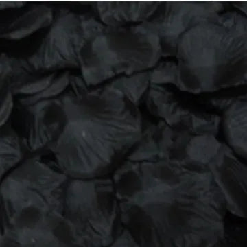 Pétales de Rose Artificiels, coloris noir