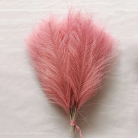 Pampa Artificielle Décorative, 10, 15 ou 20 Tiges de 36 cm, coloris rose