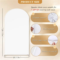 Housse d'Arche de Mariage Double Face Épaisse avec Zip, 7 Coloris, 5 Tailles