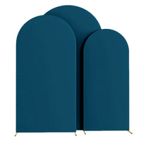 Housse d'Arche de Mariage en Spandex, coloris bleu pétrole