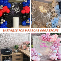 Toile de Fond Mariage à Panneaux Sequins Brillants, vue complémentaire 6