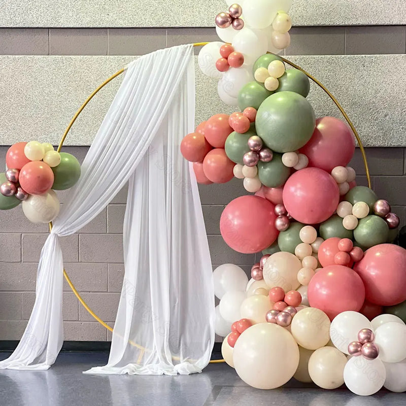 Voilage en Tulle Blanc pour Arche de Mariage, 71 cm de Large, vue d'ensemble