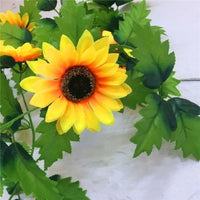 Fleurs pour Arche de Mariage, Guirlande de Tournesols 260 cm, vue complémentaire 6