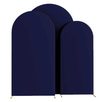 Housse d'Arche de Mariage en Spandex, coloris bleu marine