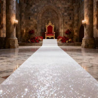 Tapis d'Allée Pailleté Blanc, Rouge ou Noir, 120 cm, vue complémentaire 3