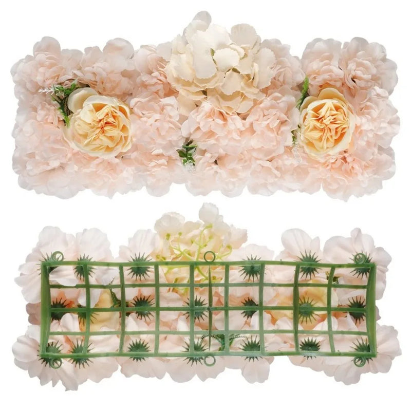 Panneau de Fleurs Artificielles 50 × 22 cm pour Arche, vue d'ensemble
