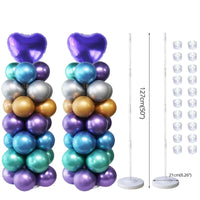 Support de Ballons sur Pied, Colonne ou Cercle, colonne de 127 cm, lot de 2
