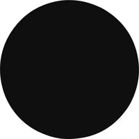 Housse de Panneau Rond de Mariage Ajustée, coloris noir