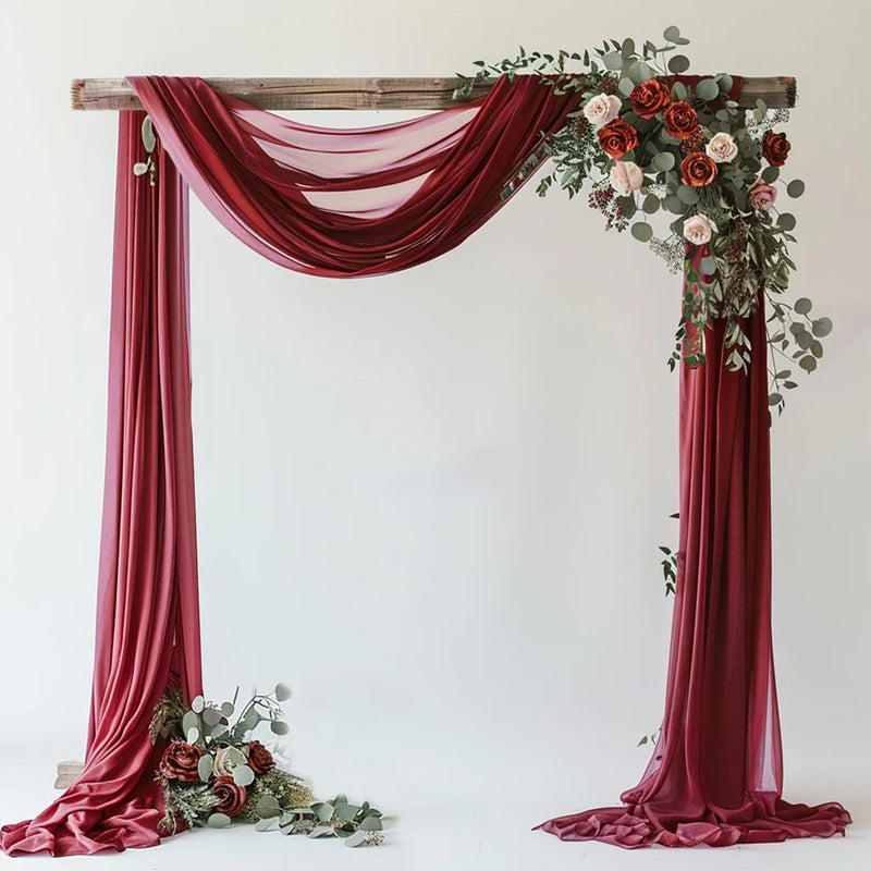 Voilage Mariage pour Arche et Porte en Polyester, vue complémentaire 5