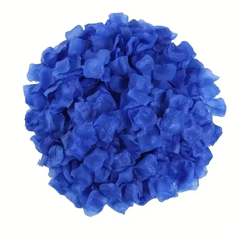 Pétales de Rose Artificiels, coloris bleu roi