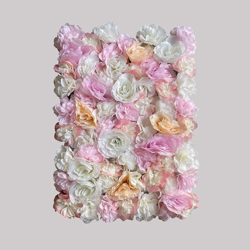 Mur de Fleurs Artificielles, Panneau 40 × 60 cm à l'Unité, 28 Coloris
