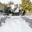 Tapis d'Allée Miroir de Mariage Brillant, Rouleau de 10 m, 1 à 2 m de Large, 4 Coloris