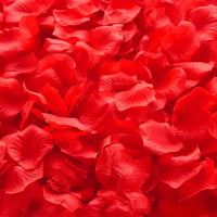 Pétales de Rose Artificielles de Mariage, 100 à 2000 Pétales, coloris rouge