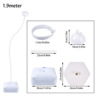 Structure Arche Ballon Souple Blanche, 1,9 m ou 2,8 m, 1 structure de 1,9 m