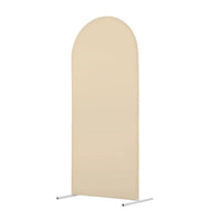 Housse d'Arche de Mariage Champagne en Spandex, Double Face, 2 Tailles