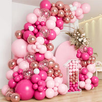 Kit Arche de Ballons Rose, Blanc et Or, vue complémentaire 6
