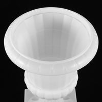 Vase Médicis Blanc sur Piédestal Démontable, 25,5 cm, pour Fleurs de Mariage