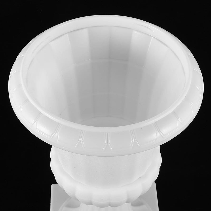 Vase Médicis Blanc sur Piédestal Démontable, 25,5 cm, pour Fleurs de Mariage