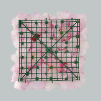 Mur de Fleurs Artificielles, Panneau Carré 35 × 35 cm, vue complémentaire 5