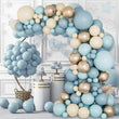 Kit Guirlande Arche de Ballons Bleu, de 95 à 124 Pièces