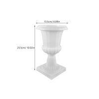 Vase Médicis Blanc sur Piédestal Démontable, 25,5 cm, pour Fleurs de Mariage