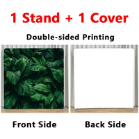 Fond de Photocall Double Face en Aluminium, 243 x 243 cm, 20 Motifs Recto Verso