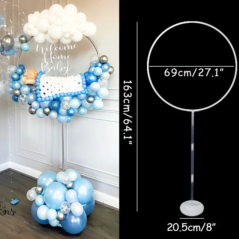 Support de Ballons sur Pied, Colonne ou Cercle, cercle sur pied, 1 pièce