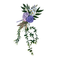 Composition de Fleurs pour Arche de Mariage, Violet et Lilas, vue complémentaire 5