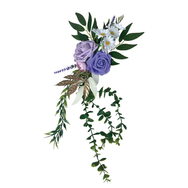 Composition de Fleurs pour Arche de Mariage, Violet et Lilas, vue complémentaire 5