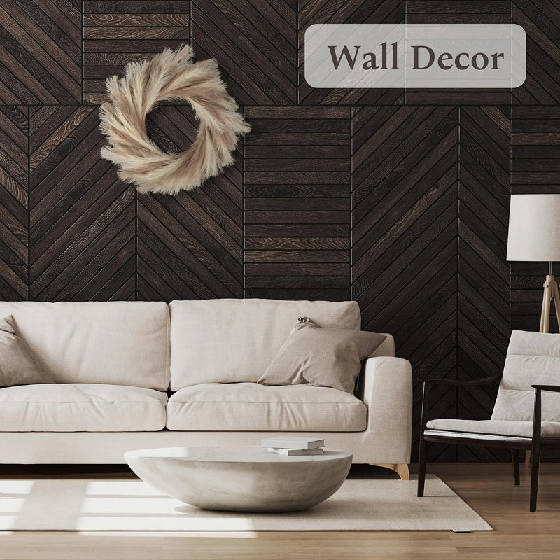 Couronne de Pampa Artificielle Murale Beige et Café, vue complémentaire 5