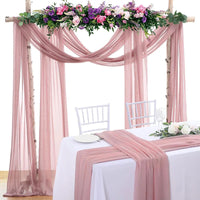 Voilage Arche de Mariage en Mousseline, 70 cm de Large, vue complémentaire 4