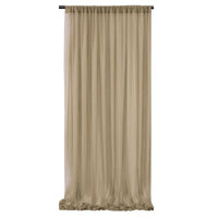 Voilage Mousseline Sans Plis pour Arche de Mariage, coloris taupe