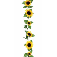 Fleurs pour Arche de Mariage, Guirlande de Tournesols 260 cm, 1 guirlande