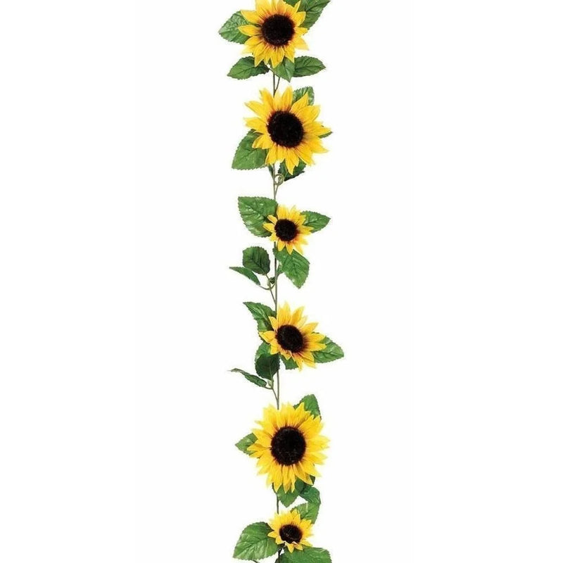 Fleurs pour Arche de Mariage, Guirlande de Tournesols 260 cm, 1 guirlande