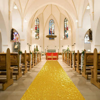 Tapis d'allée de mariage à paillettes