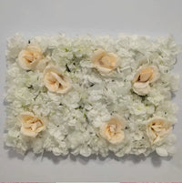 Mur de Fleurs Artificielles, Panneau Haute Densité 60 × 40 cm, 22 Coloris
