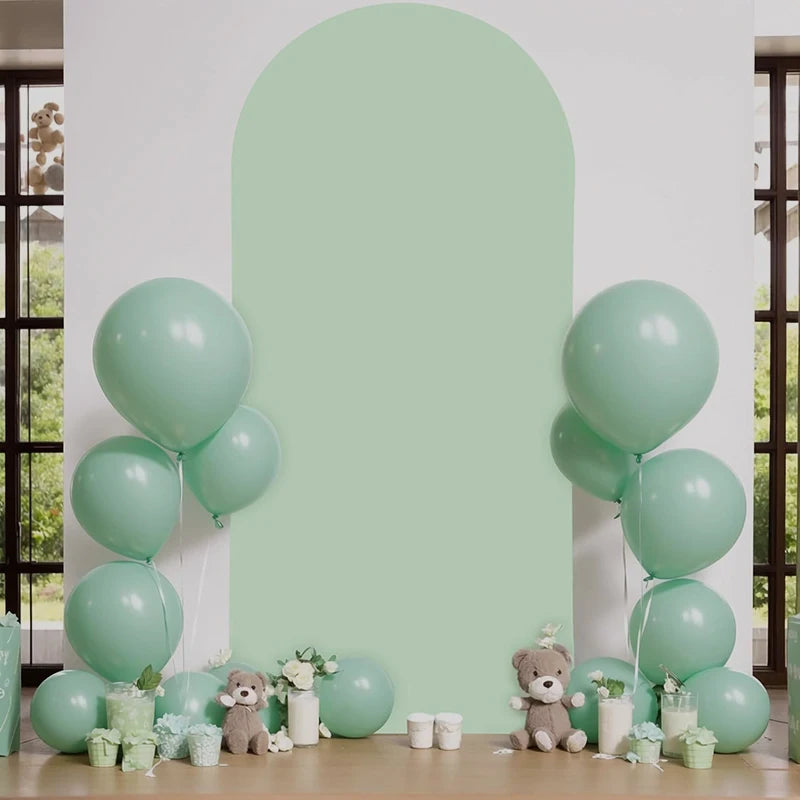 Housse d'Arche de Mariage à Sommet Rond Ajustée, 7 Coloris, 5 Tailles