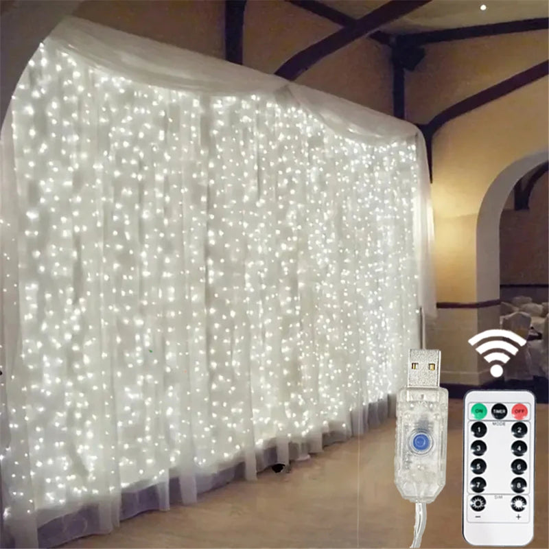 Rideau Lumineux LED USB 5 V Décor de Cérémonie, vue complémentaire 3
