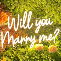 Néon Manuscrit « Will You Marry Me ? », vue complémentaire 2