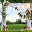 Voilage Drapé pour Arche de Mariage et Plafond, 75 cm × 4 à 10 m, 15 Coloris
