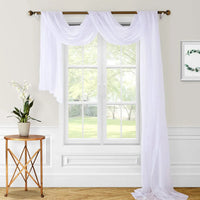 Voilage Blanc en Gaze pour Arche de Mariage, 137 cm de Large, vue complémentaire 3