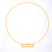 Arche Ronde de Mariage en Métal Blanc ou Doré, 100 à 250 cm
